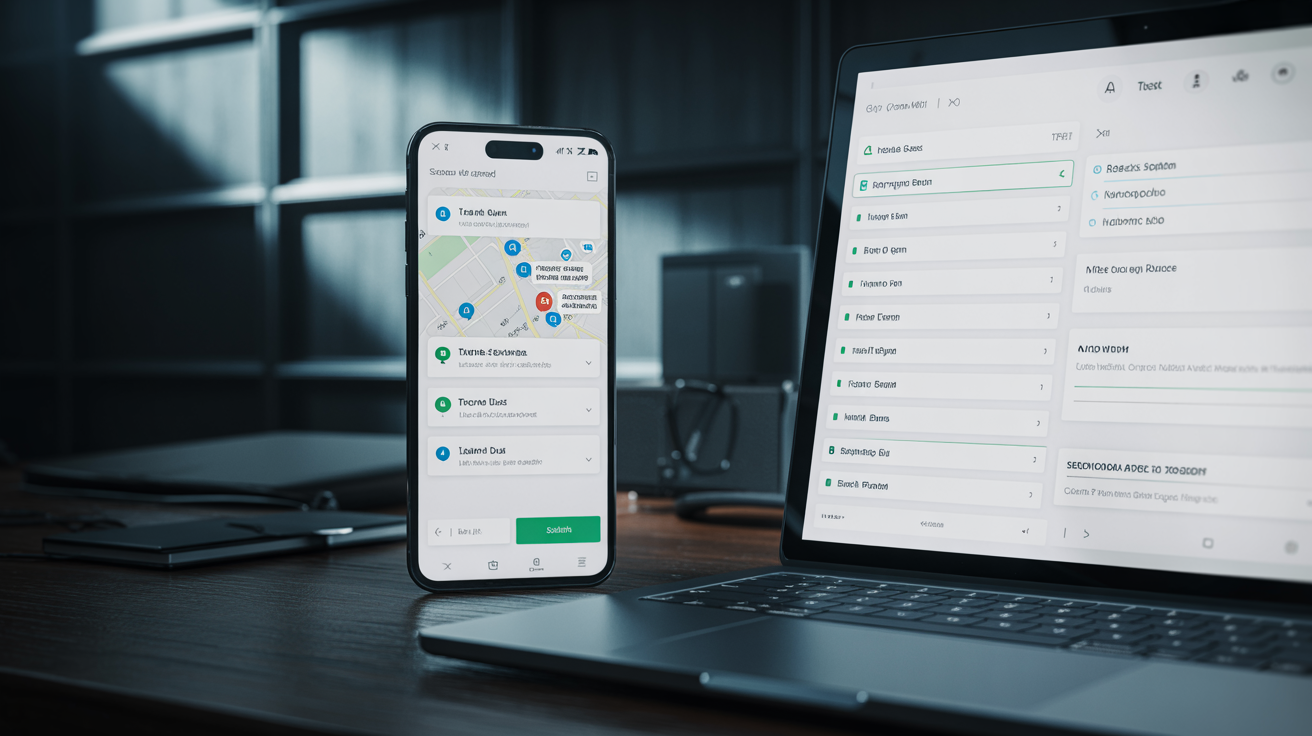 Home service demand capture view showing Google Search, Local Services Ads, and Google Maps results feeding inbound calls