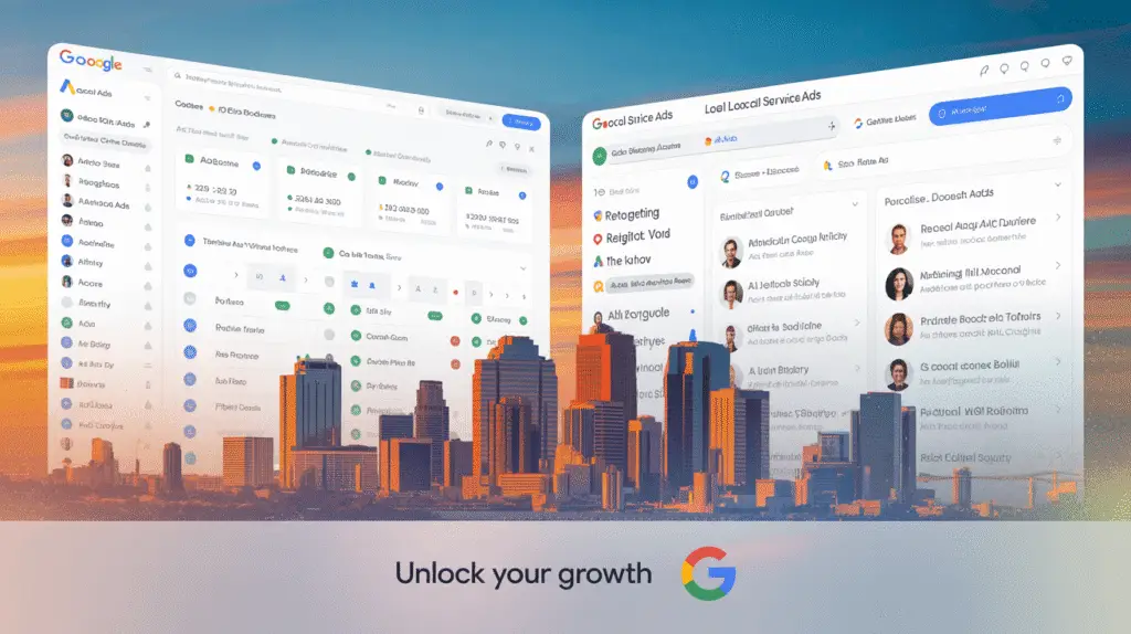 advertising agency in Phoenix Arizona managing Google ads, local service ads, and retargeting campaigns