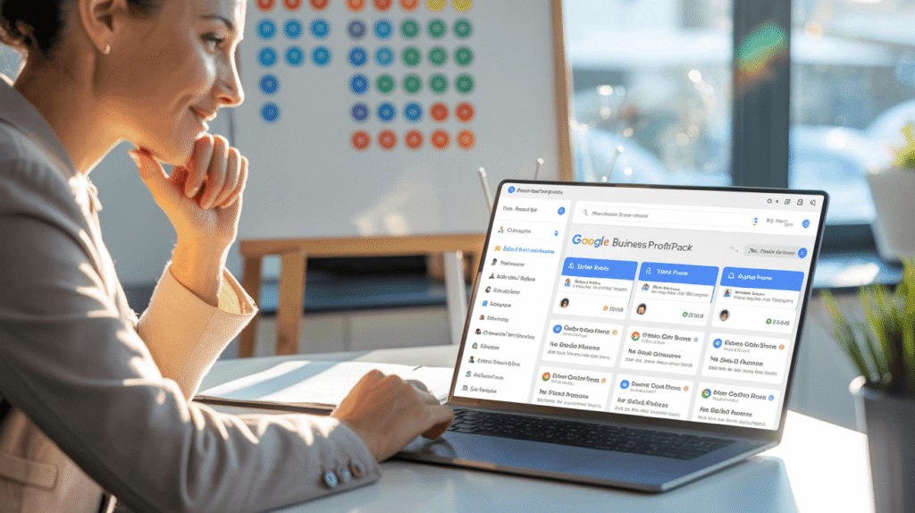 Expert optimizing Google Business Profile for better local search visibility and Map Pack ranking
