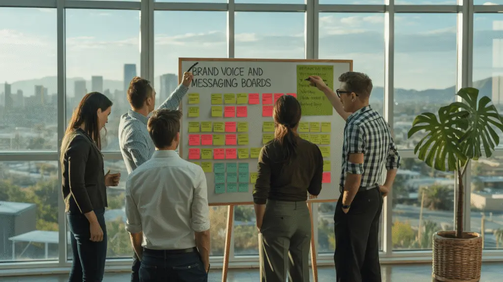 positioning and messaging strategy in Phoenix Arizona with branding workshops, brand voice exercises, and messaging frameworks