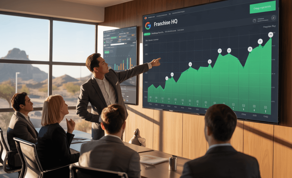 Franchise marketing for multi-location brands in Chandler AZ with Map Pack growth dashboards