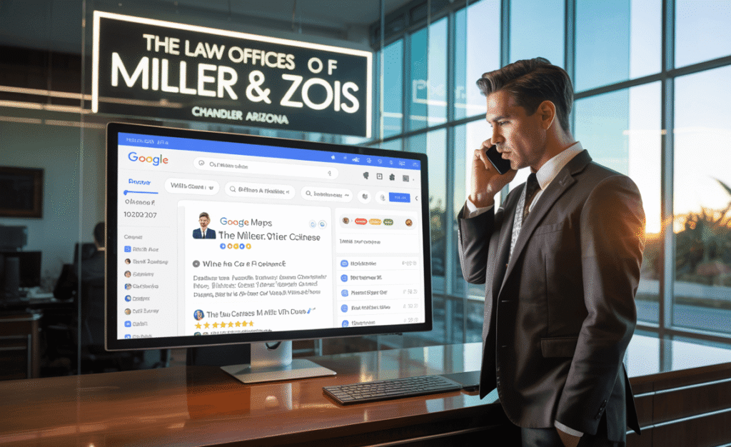 Chandler AZ law firm marketing with Google Map Pack optimization