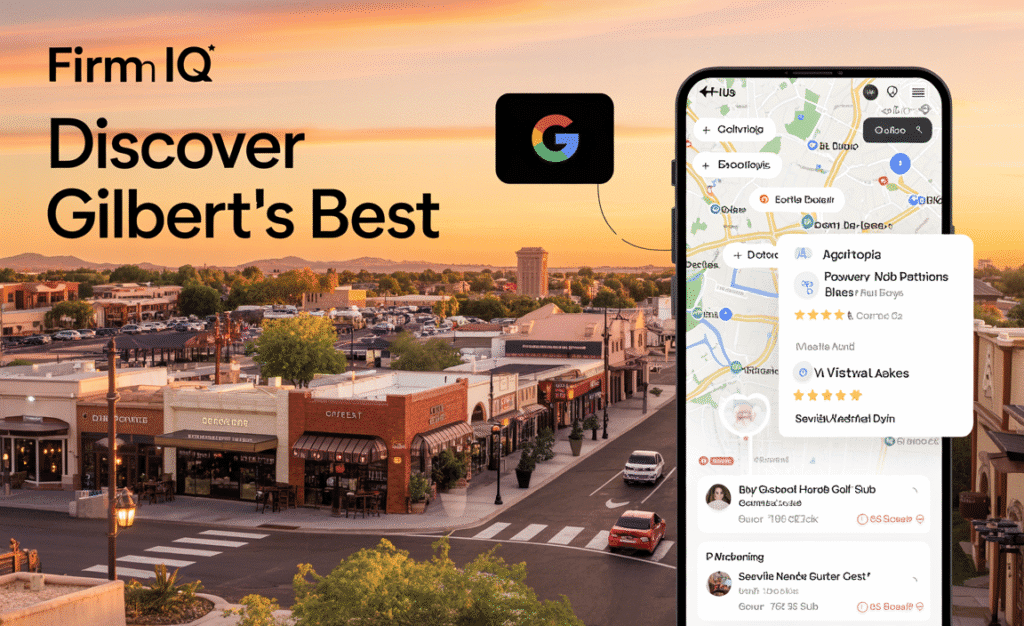 Local SEO and Google Business Profile optimization for Gilbert businesses near the Heritage District and Water Tower Plaza.