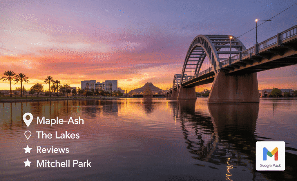 Local SEO and Google Business Profile optimization for Tempe businesses near ASU, Mill Avenue, and Tempe Town Lake.