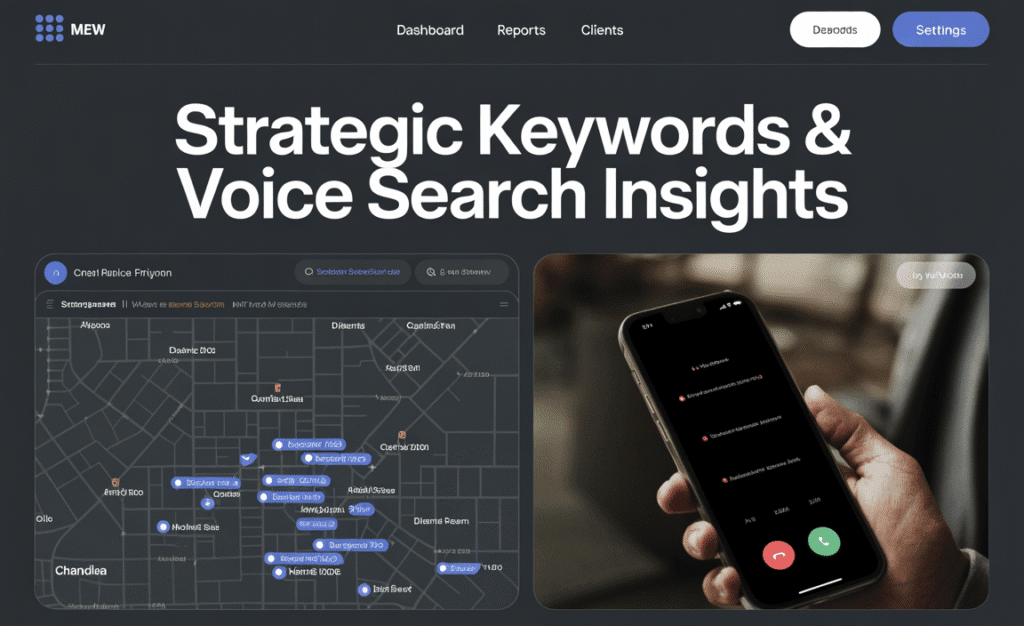 AI SEO and AEO for local service businesses in Chandler AZ with dashboards and rising calls