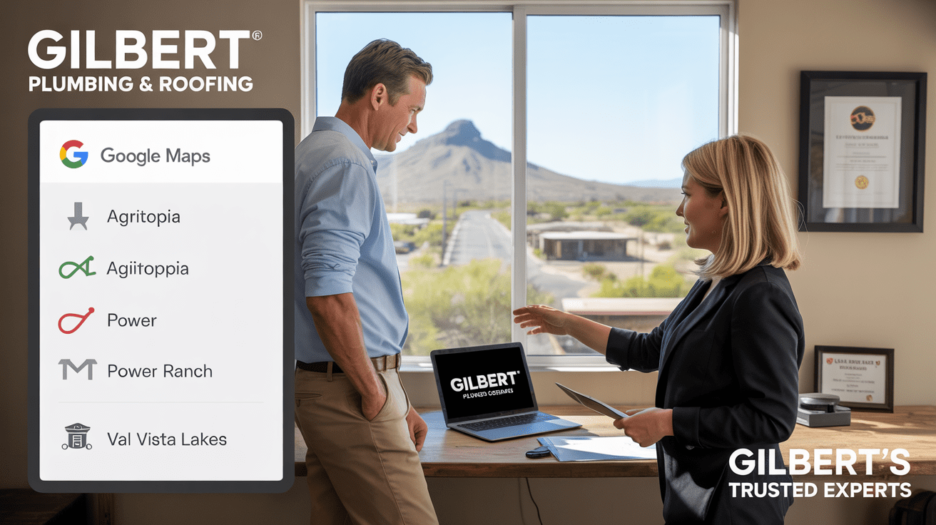 Local SEO services for service businesses in Gilbert AZ with Google Maps ranking results