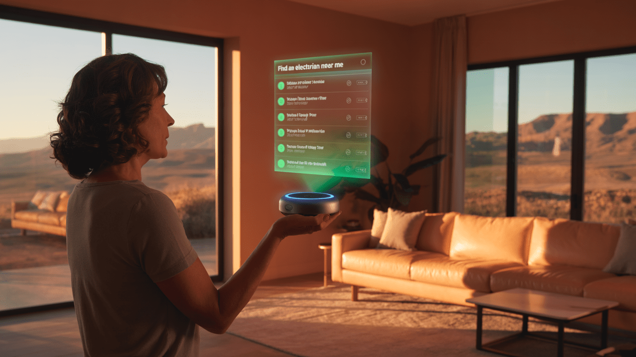 Mesa service business showing up in AI search results and voice assistant queries