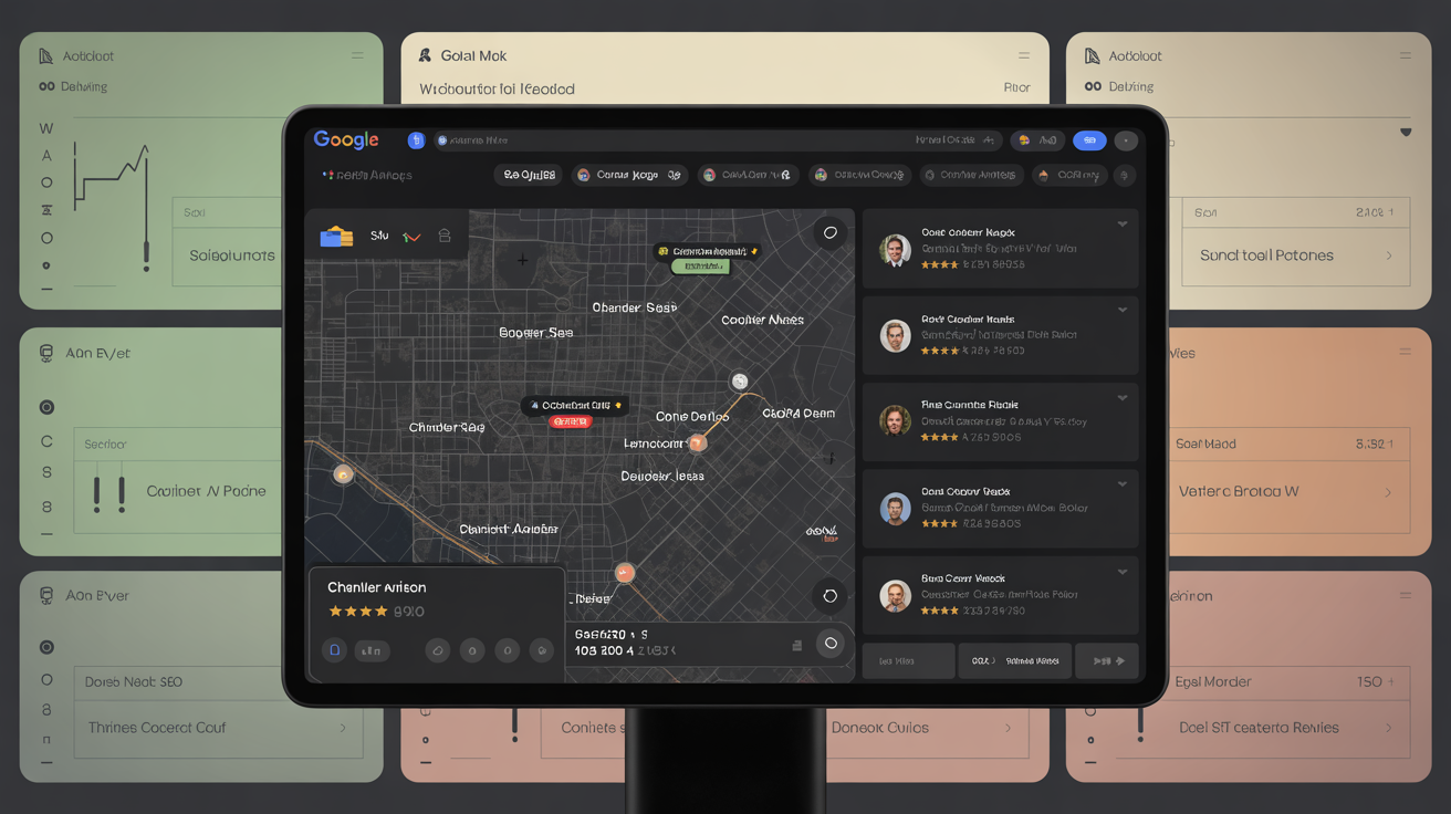 Map Pack ranking in Chandler AZ for home service businesses